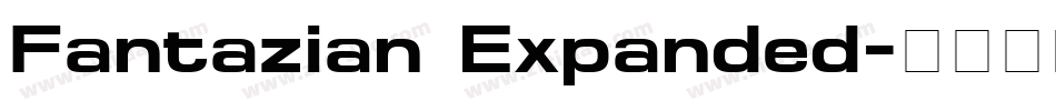 Fantazian Expanded字体转换